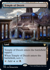 Temple of Deceit - Foil - Extended Art