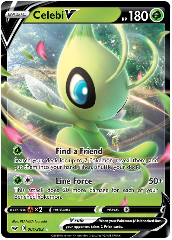 Celebi V - 001/202 - Ultra Rare