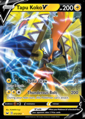 Tapu Koko V - 072/202 - Ultra Rare