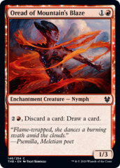 Oread of Mountain's Blaze - Foil