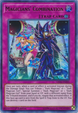 Magicians Combination - LED6-EN005 - Ultra Rare - 1st Edition