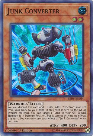 Junk Converter - LED6-EN024 - Super Rare - 1st Edition