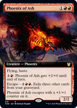 Phoenix of Ash - Foil - Extended Art