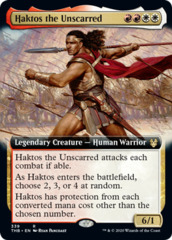 Haktos the Unscarred - Foil (Extended Art)