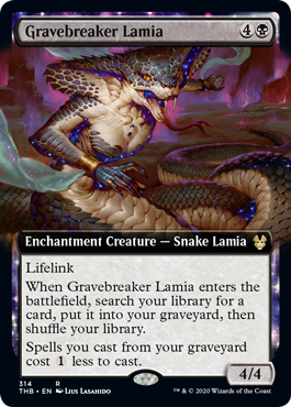 Gravebreaker Lamia - Foil - Extended Art