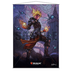 18169 Ultra Pro Wall Scroll: Magic The Gathering - Stained Glass Planeswalkers - Chandra