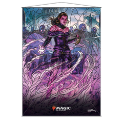 18179 Ultra Pro Wall Scroll: Magic The Gathering - Stained Glass Planeswalkers - Liliana