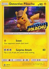 Detective Pikachu (Stamped) - SM170 - SM Black Star Promo