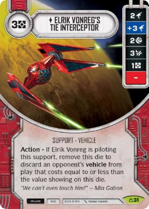 Elrik Vonregs TIE Interceptor