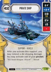 Pirate Ship (Sold with matching Die)