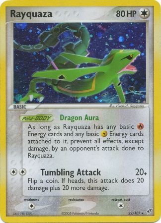 Rayquaza - 22/107 - Holo Rare Theme Deck Exclusive