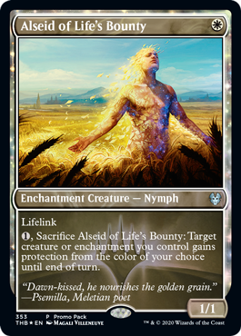 Alseid of Lifes Bounty - Foil Dark Frame Promo