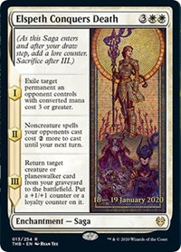 Elspeth Conquers Death - Foil - Prerelease Promo