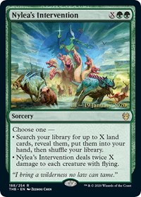 Nyleas Intervention - Foil - Prerelease Promo