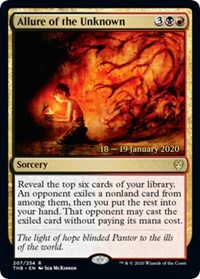 Allure of the Unknown - Foil - Prerelease Promo