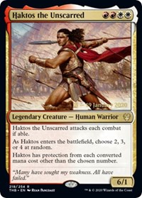 Haktos the Unscarred - Foil - Prerelease Promo