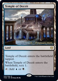 Temple of Deceit - Foil - Prerelease Promo