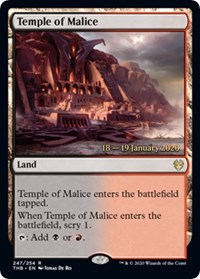 Temple of Malice - Foil - Prerelease Promo