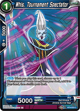 Whis, Tournament Spectator - BT9-033 - C