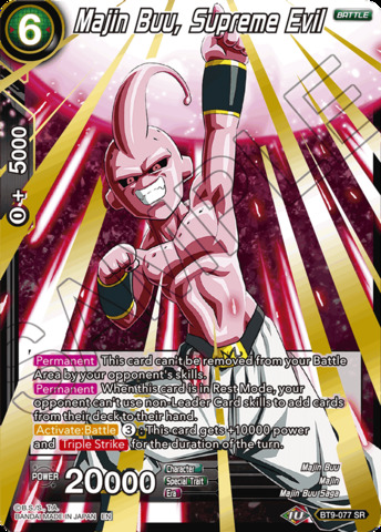 Majin Buu, Supreme Evil - BT9-077 - SR