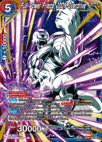 Full-Power Frieza, 100% Overdrive - BT9-101 - SR