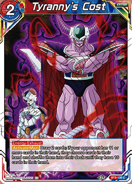 Tyrannys Cost - BT9-108 - C - Foil