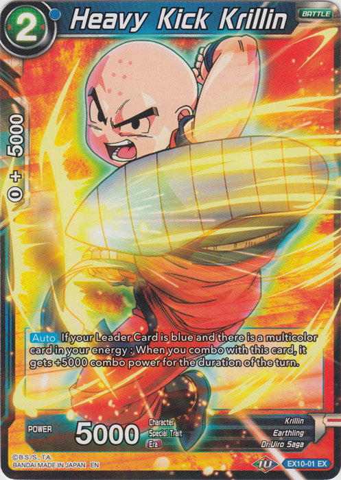 Heavy Kick Krillin - EX10-01 - EX - Foil