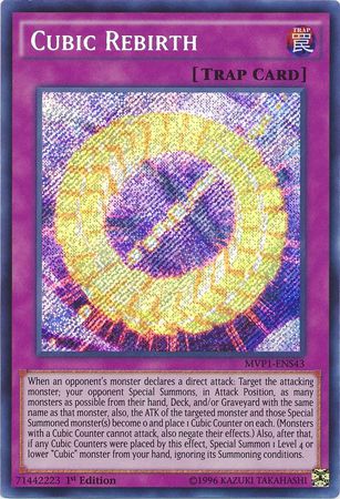 Cubic Rebirth - MVP1-ENS43 - Secret Rare - 1st Edition