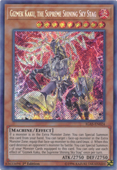 Gizmek Kaku, the Supreme Shining Sky Stag - IGAS-EN024 - Secret Rare - 1st Edition