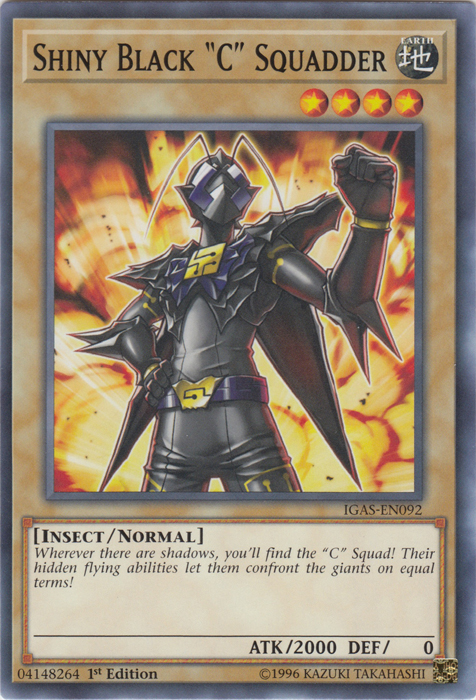 Shiny Black C Squadder - IGAS-EN092 - Common - 1st Edition