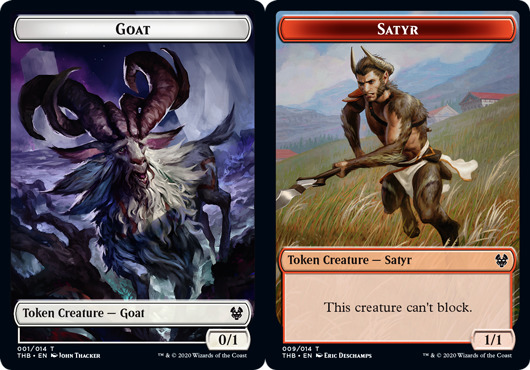 Goat Token // Satyr Token - Foil