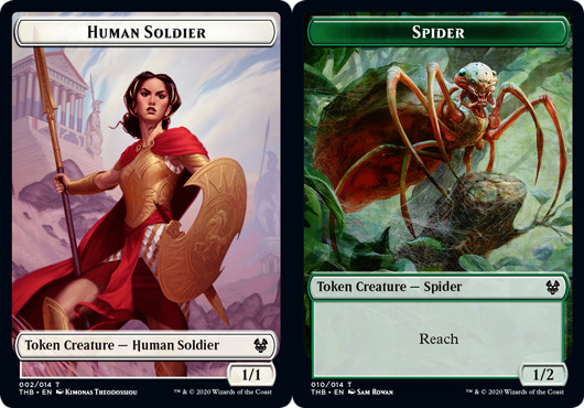 Human Soldier Token // Spider Token - Foil