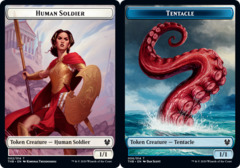 Human Soldier // Tentacle Double-sided Token - Foil