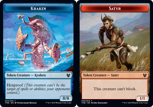 Kraken Token // Satyr Token - Foil