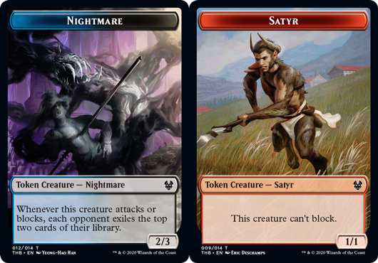 Nightmare Token // Satyr Token - Foil