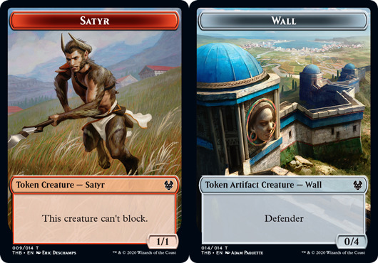 Satyr Token // Wall Token - Foil