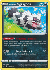 Galarian Zigzagoon - 117/202 - Common