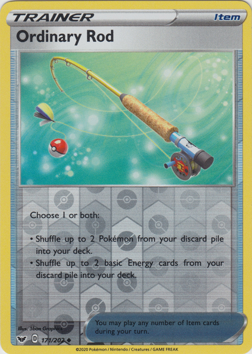 Ordinary Rod - 171/202 - Uncommon - Reverse Holo