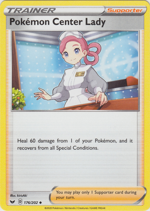 Pokemon Center Lady - 176/202 -Uncommon