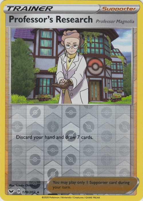 Professors Research - 178/202 - Reverse Holo Rare