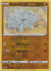 Rhyhorn - 096/202 - Common - Reverse Holo