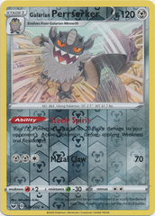 Galarian Perrserker - 128/202 - Reverse Holo Rare