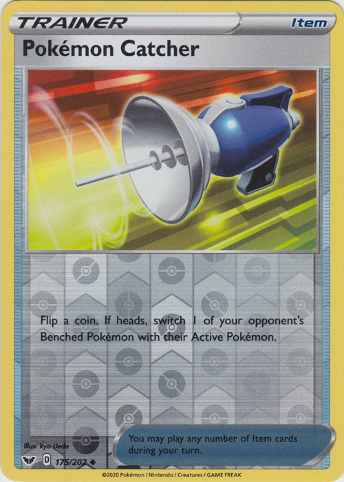 Pokemon Catcher - 175/202 - Uncommon - Reverse Holo