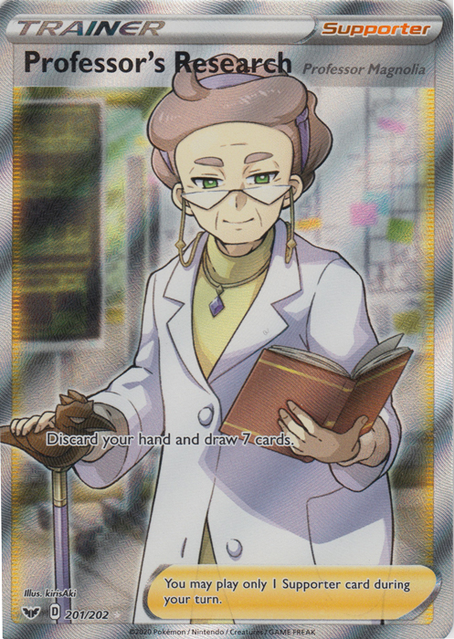 Professors Research - 201/202 - Full Art Ultra Rare