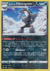 Galarian Obstagoon - 119/202 - Reverse Holo Rare