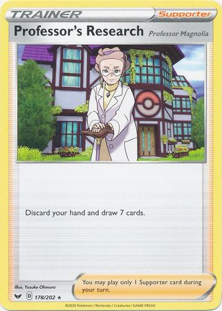 Professors Research - 178/202 - Rare Non-Holo Theme Deck Exclusive