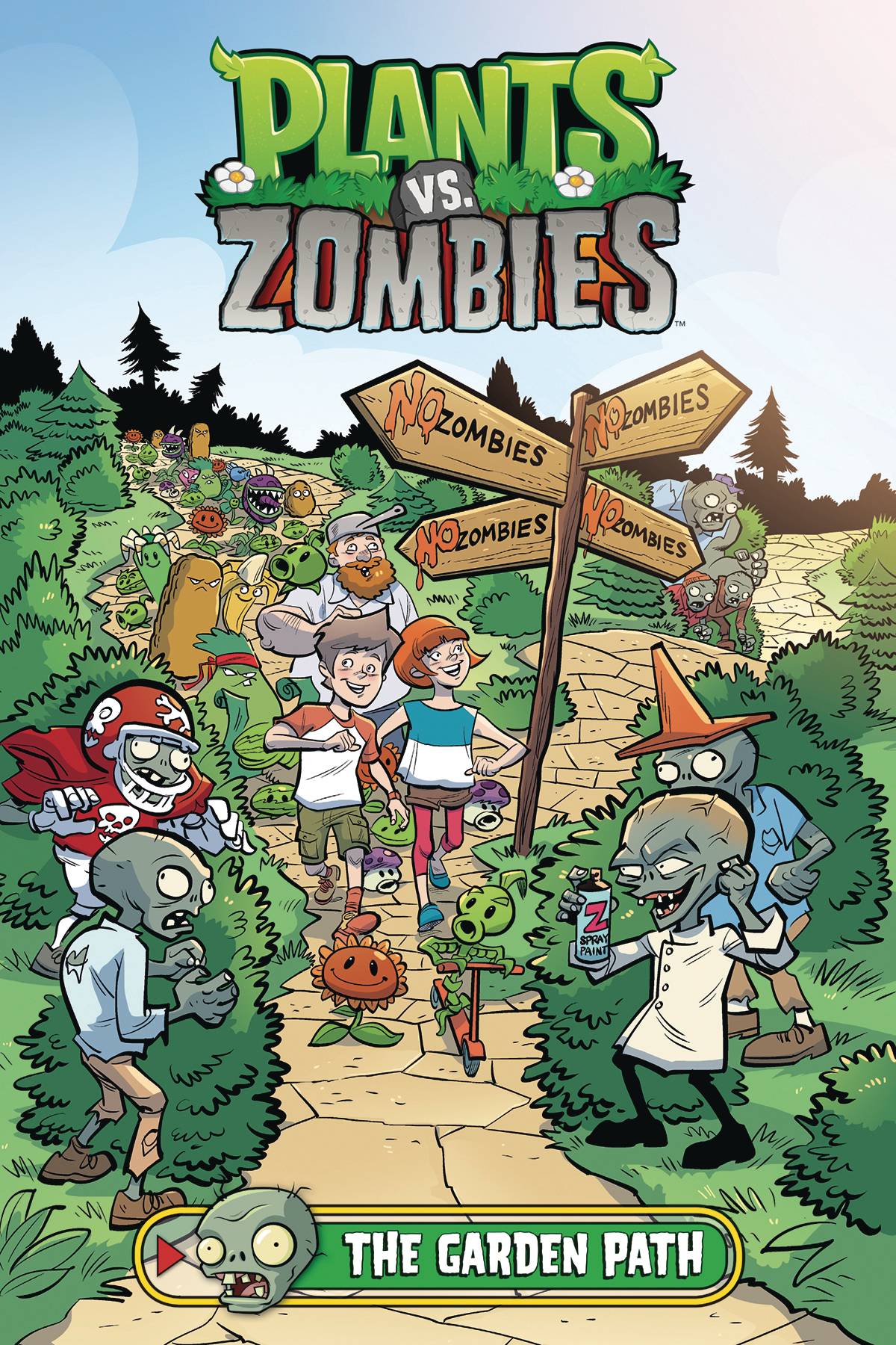 Plants Vs Zombies Garden Path Hc (STL152278)