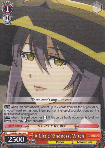 A Little Kindness, Witch - GBS/S63-E039 - U