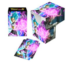 Ultra Pro - Dragon Ball Super Full-View Deck Box - God Charge Vegeta