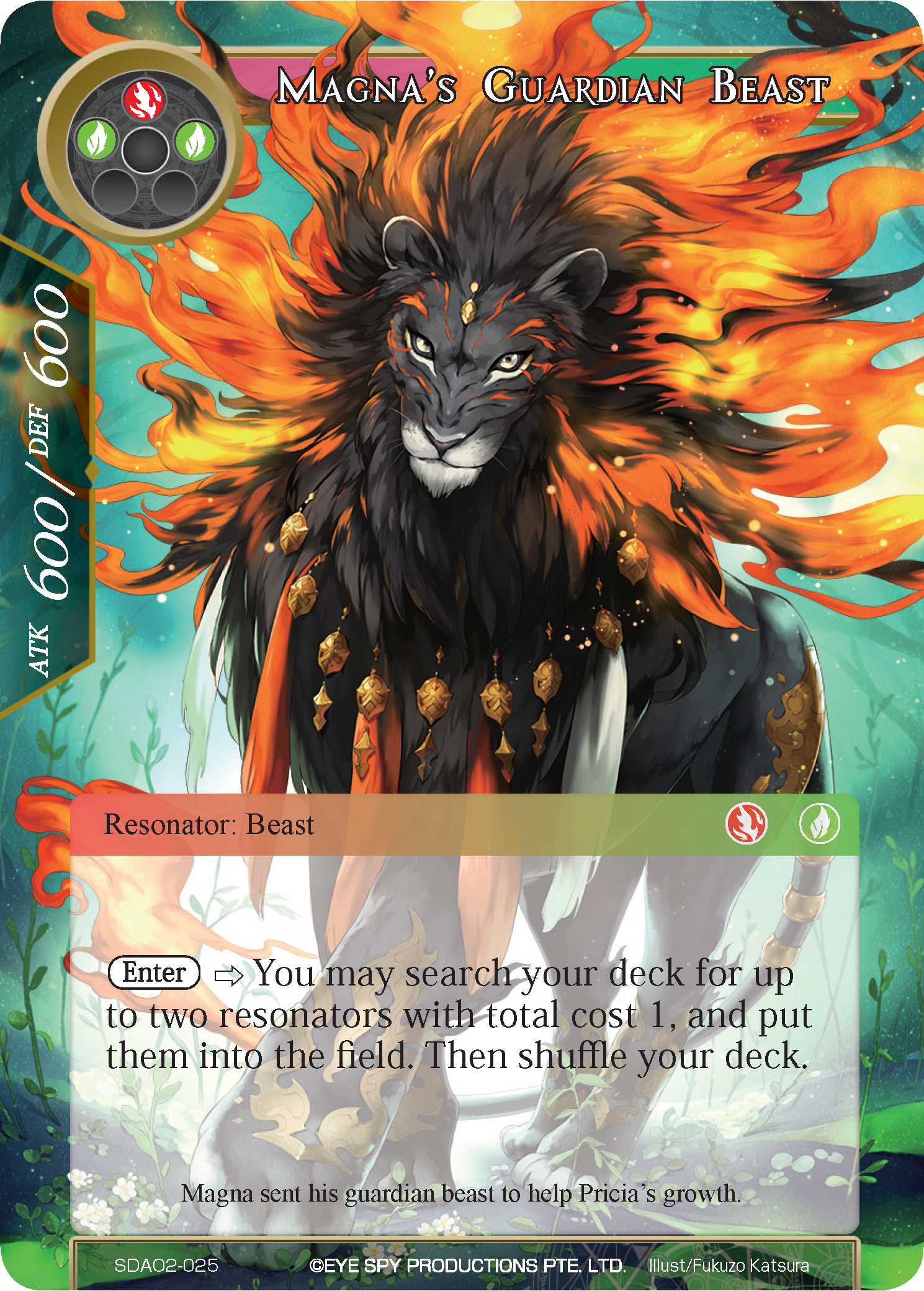 Magnas Guardian Beast - SDA02-025 - ST